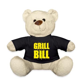 BBQ Bill - Teddy Bear - black - Front