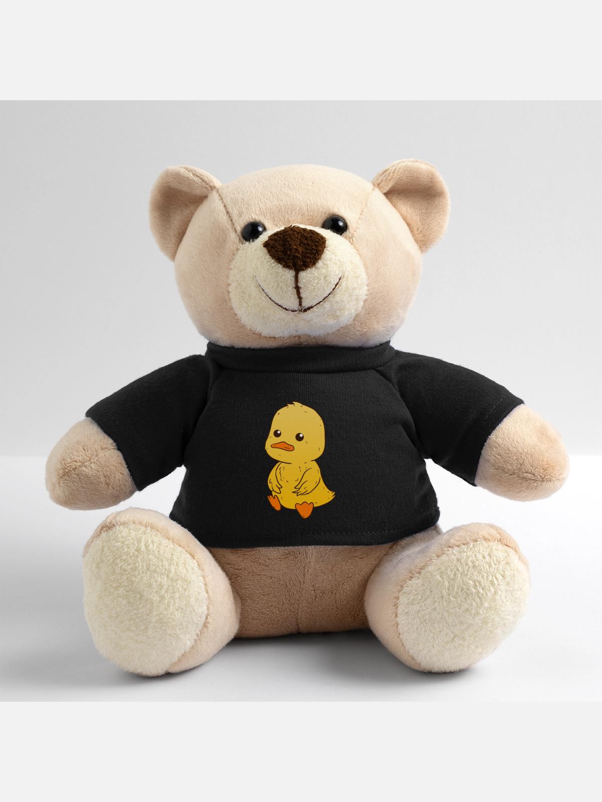 Entchen Ente - Teddy - Schwarz - Vorne