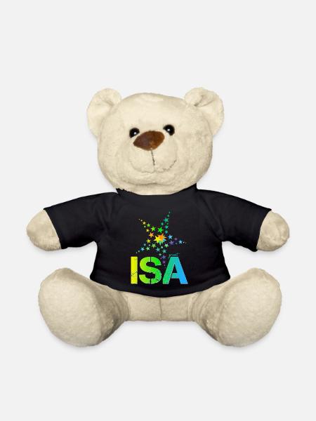 Isa Geburtstag Isabell - Teddy - Schwarz
