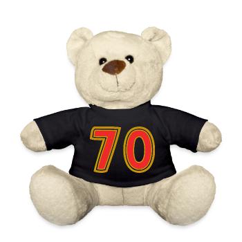 70. 70 JAHRE. 70-JÄHRIGES JUBILÄUM. 70-JÄHRIGES JUBILÄUM. - Teddy - Schwarz - Vorne