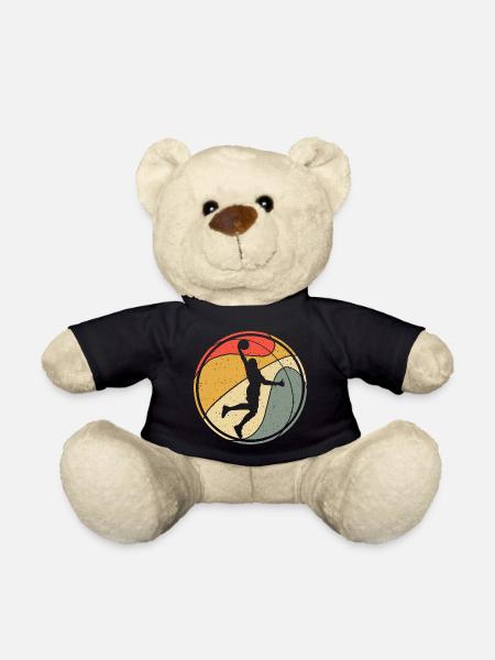 Basketball Spieler Retro Dunking Basketballer - Teddy - Schwarz