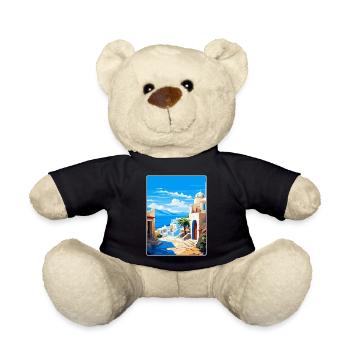 Kos Griechenland Vintage Reise Poster Souvenir Souvenir - Teddy - Schwarz - Vorne
