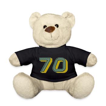 70. 70 JAHRE. 70-JÄHRIGES JUBILÄUM. 70-JÄHRIGES JUBILÄUM. - Teddy - Schwarz - Vorne