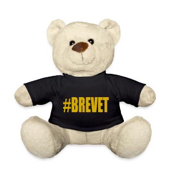 FERRY. BACCALAUREAT. PATENT. DNB. EXAMINATION. WELL DONE - Teddy Bear - black - Front