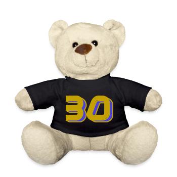 30. 30 YEARS. 30th ANNIVERSARY. 30 YEARS ANNIVERSARY. - Teddy Bear - black - Front