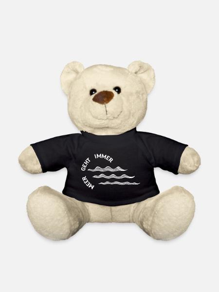 Meer geht immer - Teddy - Schwarz