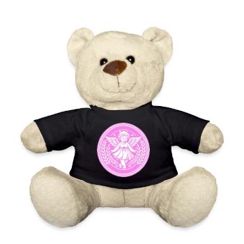 Guardian Angel Logo - Teddy Bear - black - Front