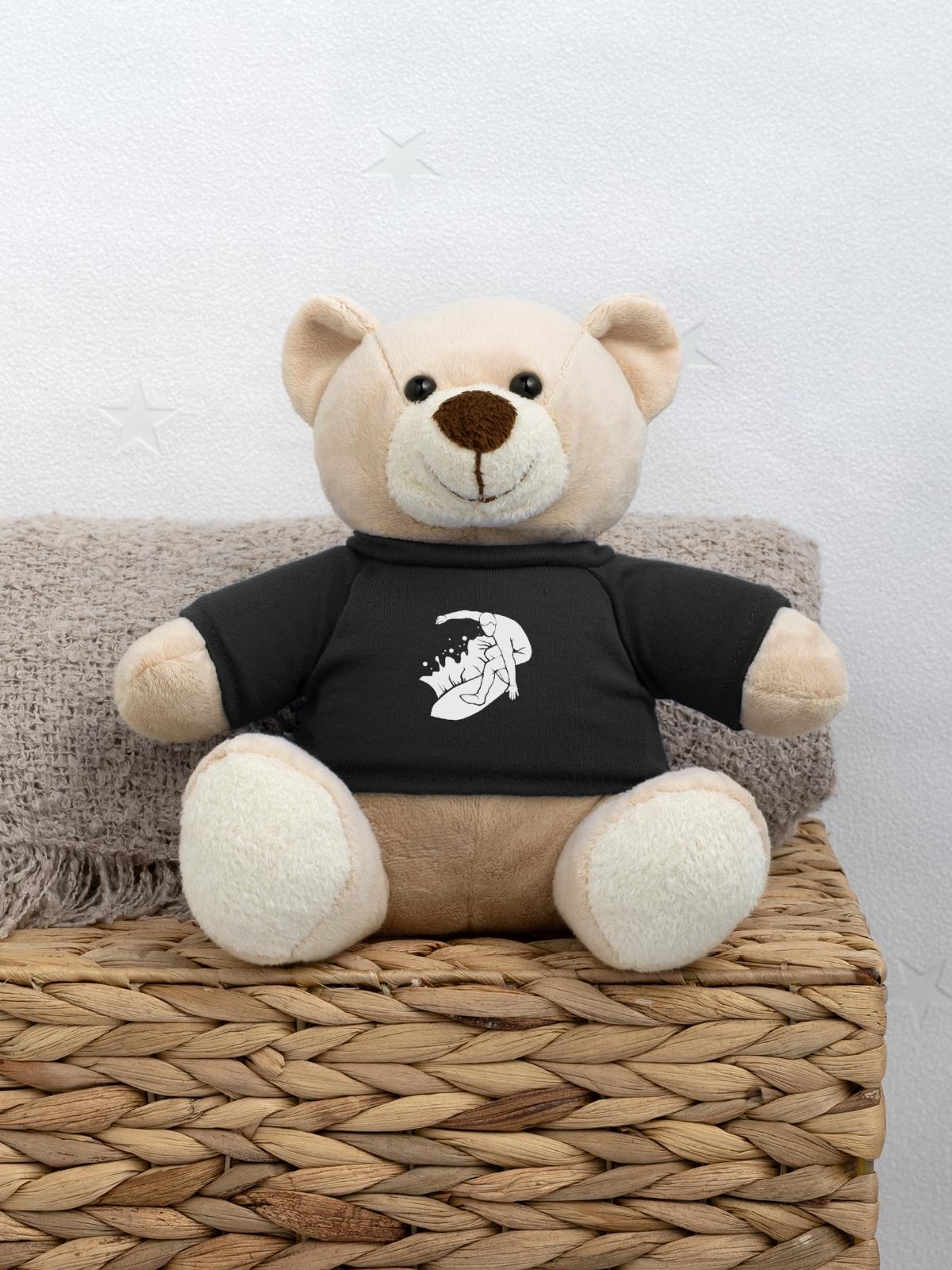 Surfer Surfen - Teddy - Schwarz - Vorne
