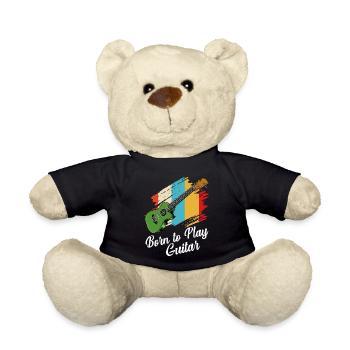 Né pour jouer de la guitare - Nounours - noir - Devant