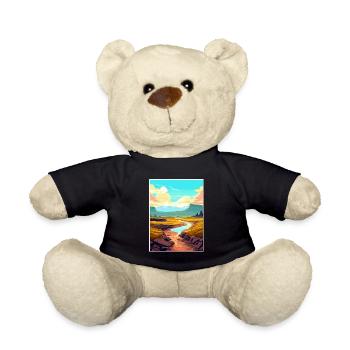 Vulkane Nationalpark Vulkan Hawaii Souvenir - Teddy - Schwarz - Vorne