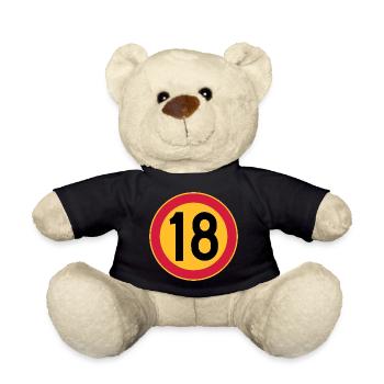 18 Geschwindigkeitsbegrenzung - Teddy - Schwarz - Vorne