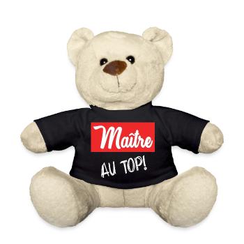 MASTER - Teddy Bear - black - Front