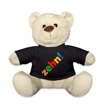 ZEHN 10 JAHRE 10. GEBURTSTAG - Teddy - Schwarz - Vorne