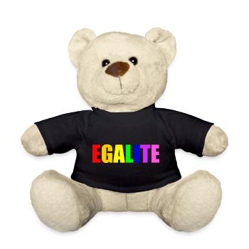 Equality - Teddy Bear - black - Front