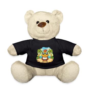 Lunettes de soleil Hawk Funny Cartoon Summer Beach - Nounours - noir - Devant
