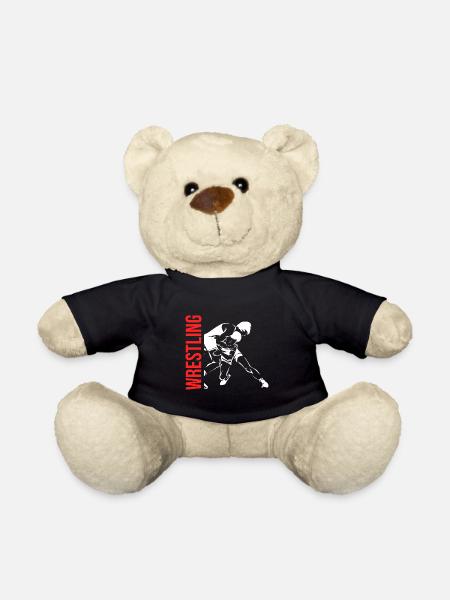 Bärenstarker Ringer Mattenkampf - Teddy - Schwarz