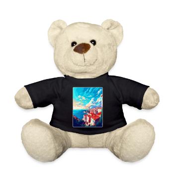 Pula Kroatien Vintage Reiseposter WPA Souvenir - Teddy - Schwarz - Vorne