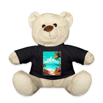 Turks-Caicosinseln Karibik Reiseposter WPA - Teddy - Schwarz - Vorne