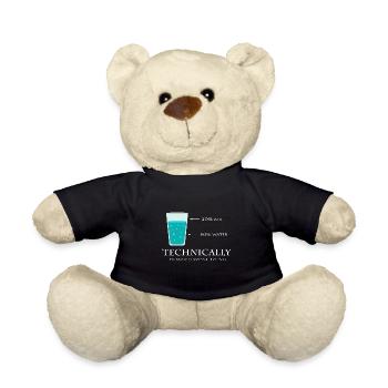 science - Teddy Bear - black - Front