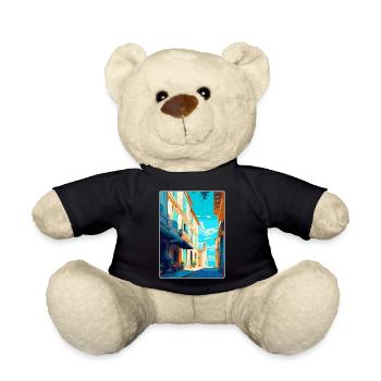 Arles France Affiche de voyage vintage WPA Souvenir - Nounours - noir - Devant