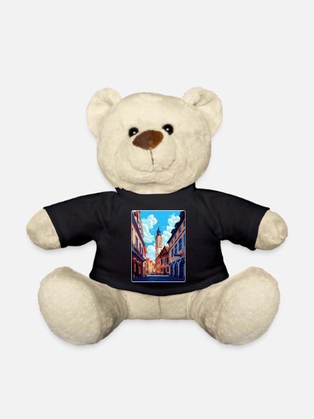 Weimar Deutschland Vintage Reiseplakat Souvenir WPA - Teddy - Schwarz