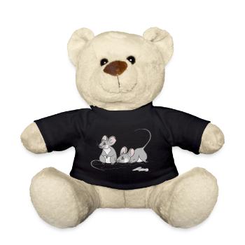 Cadeau souris - idée pour votre jolie souris - Nounours - noir - Devant