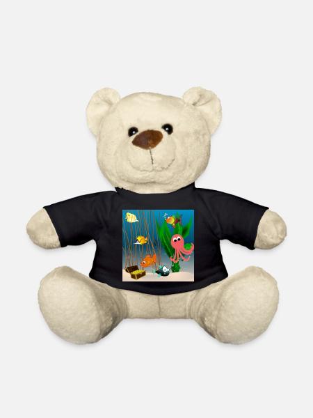 Unterwasserwelt - Teddy - Schwarz