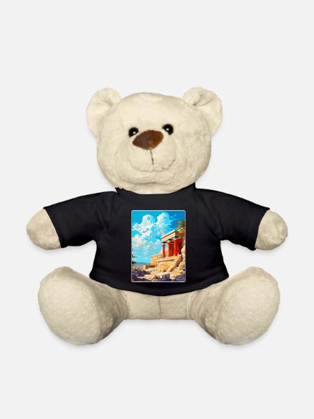 Knossos Palast Griechenland Vintage Reiseplakat WPA - Teddy - Schwarz