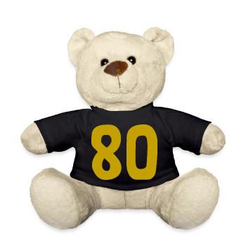 HAPPY BIRTHDAY. HAPPY BIRTHDAY. ANNIVERSARY. - Teddy Bear - black - Front