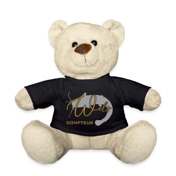Welsdompteur Welsflüsterer Welsangler - Teddy - Schwarz - Vorne