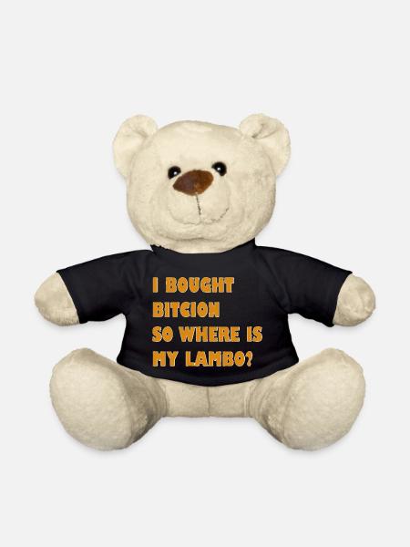 Krypto Meme: Wo ist mein Lambo? - Teddy - Schwarz