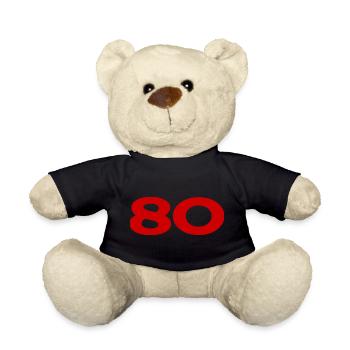 ANNIVERSARY. HAPPY BIRTHDAY. HAPPY BIRTHDAY. - Teddy Bear - black - Front