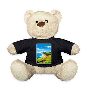 Dorset Uk Vintage Reiseposter Souvenir WPA - Teddy - Schwarz - Vorne