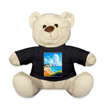 Dover England Uk Vintage Reiseplakat Souvenir - Teddy - Schwarz - Vorne