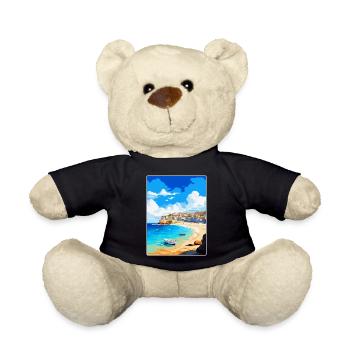 St Ives Cornwall England Vereinigtes Königreich Vintage Reiseposter - Teddy - Schwarz - Vorne