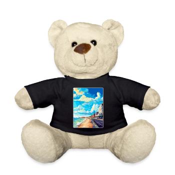 Hove England Uk Vintage Reiseplakat Souvenir WPA - Teddy - Schwarz - Vorne