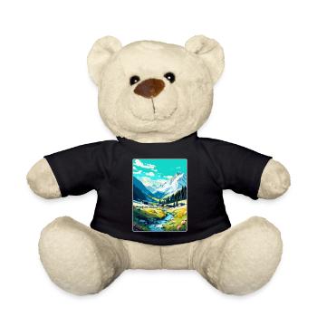 Arosa Suisse Affiche de voyage vintage souvenir - Nounours - noir - Devant
