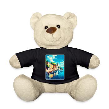 Cres Kroatien Vintage Reiseplakat WPA Souvenir - Teddy - Schwarz - Vorne
