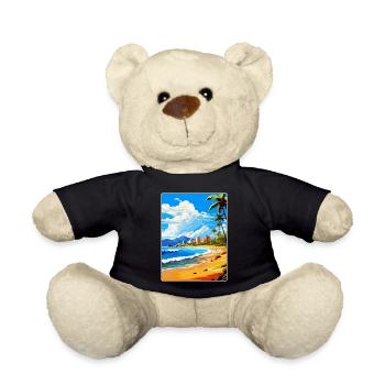 Playa De Las Americas Spanien Vintage Reiseplakat - Teddy - Schwarz - Vorne