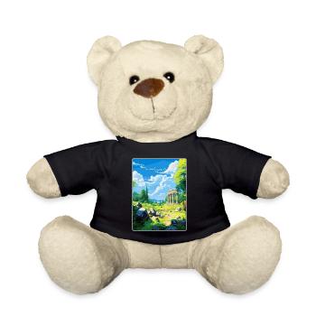 Antikes Olympi Griechenland Vintage Reiseposter WPA - Teddy - Schwarz - Vorne