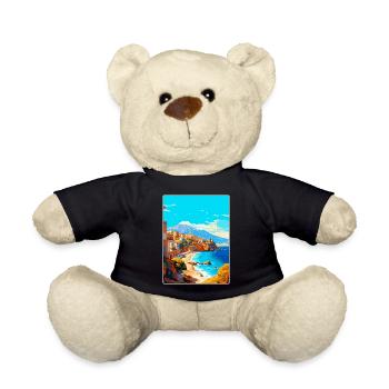 Crète Grèce Affiche de voyage vintage WPA Souvenir - Nounours - noir - Devant