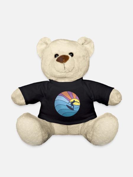 Sonne Meer Wellenreiten - Teddy - Schwarz
