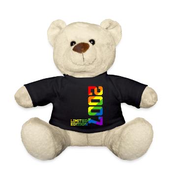 LGBTQ 2007 ARC-EN-CIEL QUEER 18E ANNIVERSAIRE PRIDE - Nounours - noir - Devant