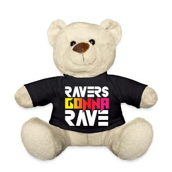Ravers Gonna Rave - Teddy - Schwarz - Vorne