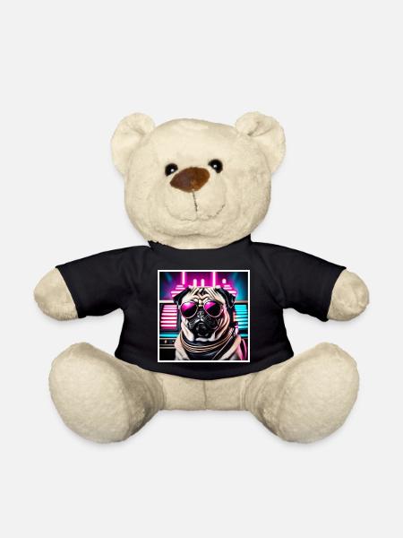 Cool Pug - Teddy - Schwarz