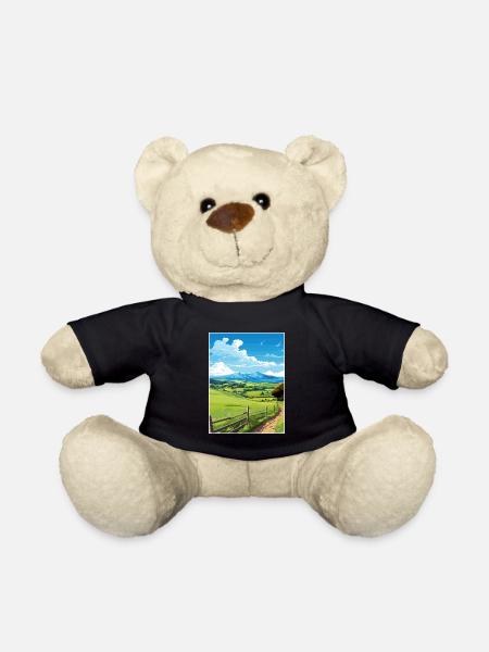 Havelock Nord-Neuseeland Vintage-Reiseposter - Teddy - Schwarz