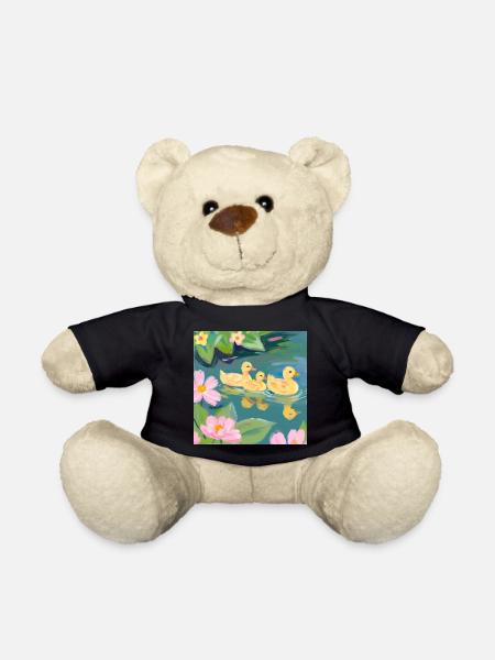 Entchen - Teddy - Schwarz