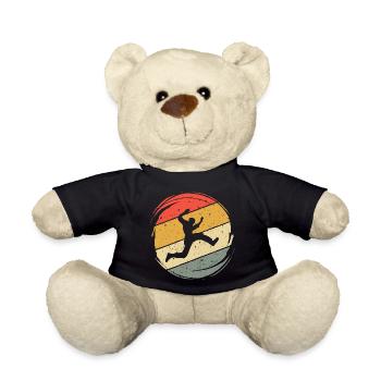 Vintage Parkour Läufer Freerunner Freerunning - Teddy - Schwarz - Vorne