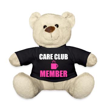 Care Club Club Mitglied Kaffee-Tee - Teddy - Schwarz - Vorne