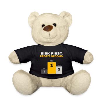 Risk first, Profit second – Trading Motivation - Teddy - Schwarz - Vorne
